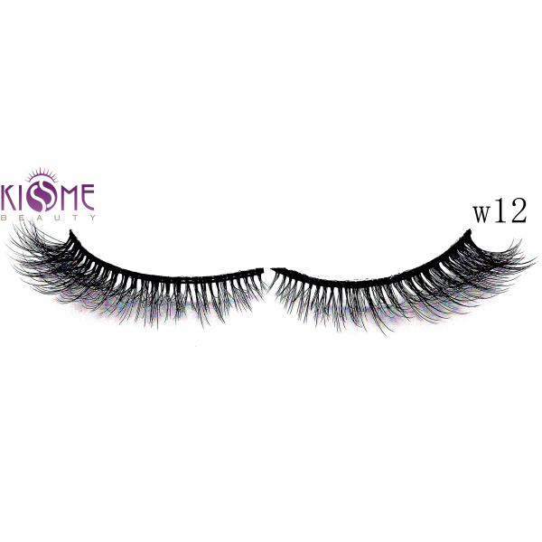 Reusable Soft 3D Silk Lashes Natural Looking Mink 3d Hair Lashes 0.10mm Thickness