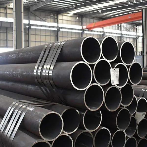 Q235 Q345 Q195 NM360 NM400 NM450 Round Carbon Steel Tube 0.6mm-20mm Precision