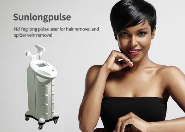 Long Pulse Nd Yag Laser Hair Removal Machine Spider Vein Removal With Skin Rejuvenation