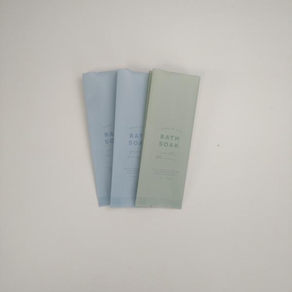 Подгонянные сумки бомбы ванны сумок 170g соли для принятия ванны Matt 6oz упаковывая упаковывая с подгонянным логотипом