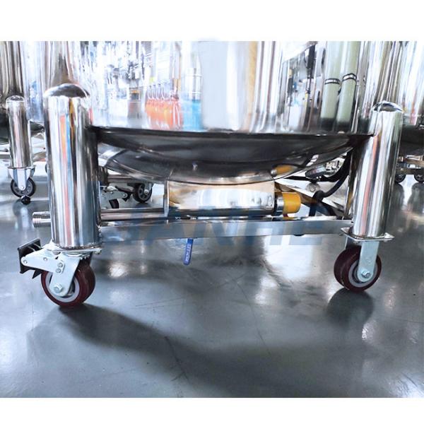 2.2KW SUS304 Hair Gel Machine , 500L Liquid Soap Manufacturing Equipment