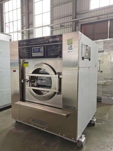 Calçados de aço inoxidável Equipamento de lavagem com capacidade de 35 kg e limpeza com água quente