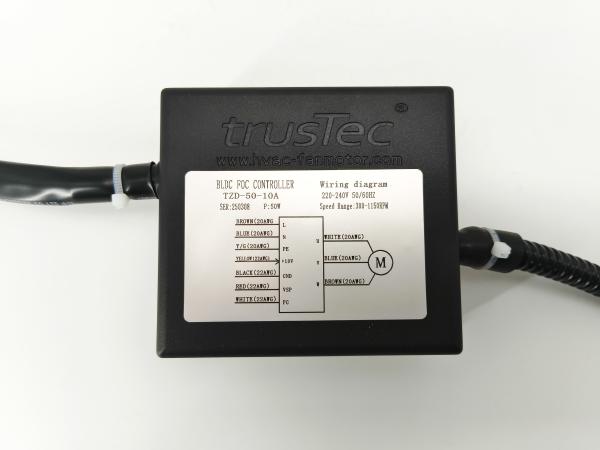 EC Fan Coil Unit Motor for Air Conditioner - 1/15HP 300-1150RPM 220-240V 50/60HZ