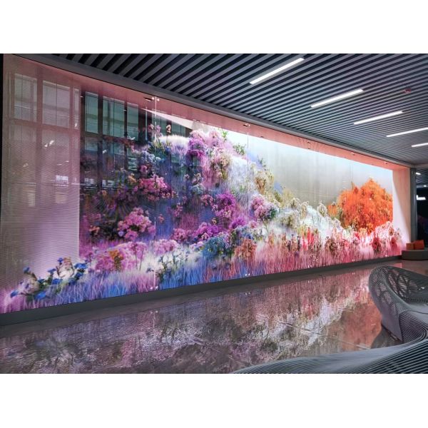 New Arrival Customized Indoor Transparent LED Video Display Grille Display Screen for Advertising