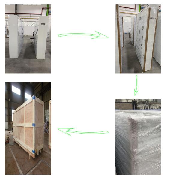 Комната воздушного шлюза воздушного душа фильтра HEPA для чистки одежд дезактивации пыли персонала