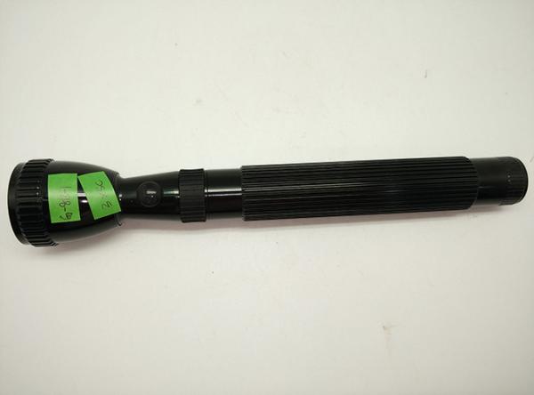 G-813-1 3 SC Batteries Matal Rechargeable LED Torch Flashlight