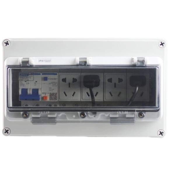 Wall Mounted Electric Enclosure Plastic Switch Circuitbreaker Box IP67 Waterproof Outdoor 6 8 Way