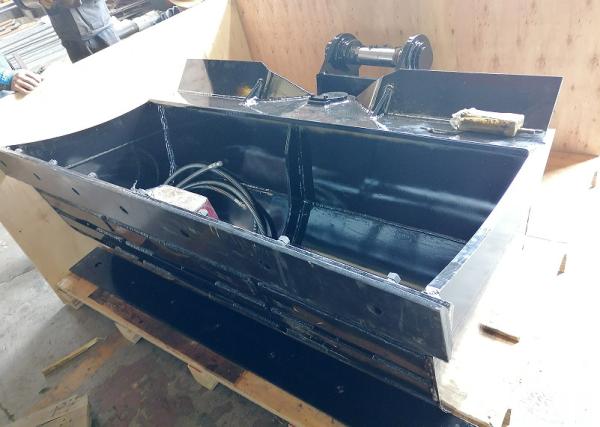 Tilt Bucket Excavator Double Cylinder Hydraulic Tilting Bucket For 10t Excavator