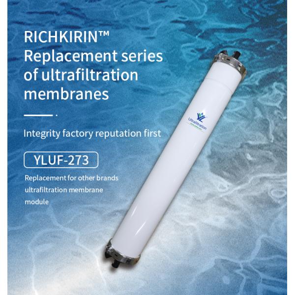 Hot Price Rich Kirin UF-273 Water Purifier 0.01um PVC Replaced Resin PVDF Steel Media Membrane 1 Year Economical Option for
