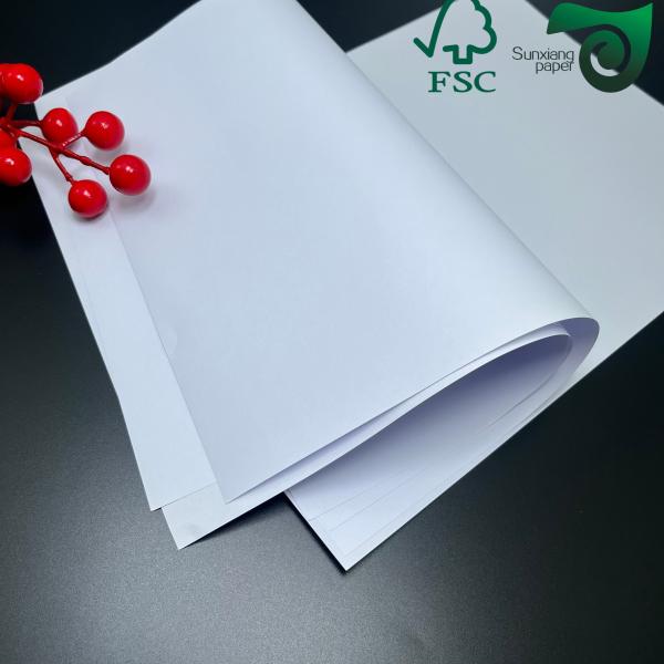 FSC 80GSM Papel sin madera para portátiles de pulpa reciclada de crema de espesor uniforme superficie lisa