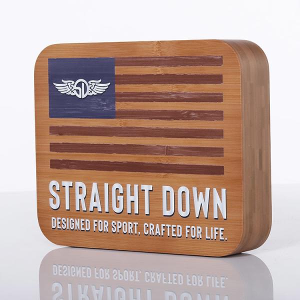 Clothing Retail Store Brand Sign 2-way Signage Custom Logo Wooden Sign