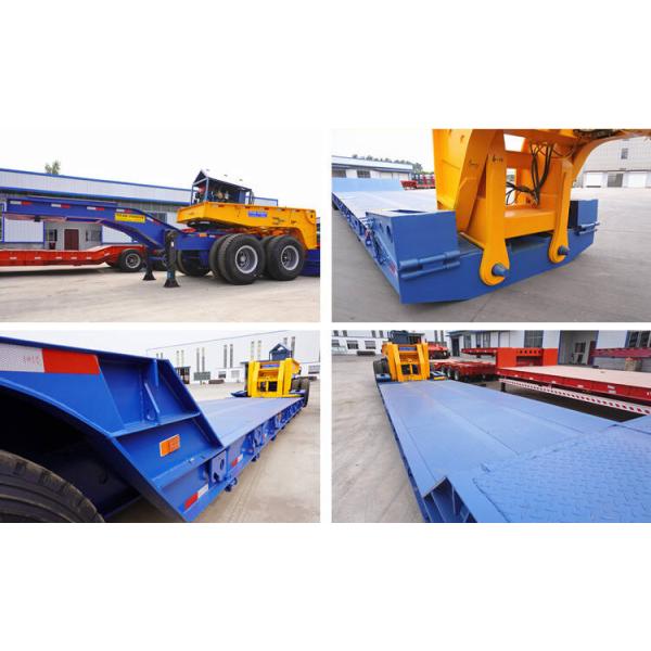150 Ton Removable Gooseneck Lowboy Trailer with Dolly for Sale