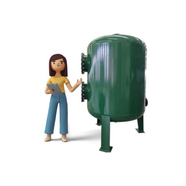 IEPP Manufacturer Wastewater Clearifier With Backwash Sewage Treatment Industrial Sand Multimedia Filter Purification Equipment