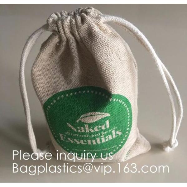Drawstring Burlap Natrual Jute Sacks Jewelry Candy Pouch Christmas Wedding Party Favor Gift Bags