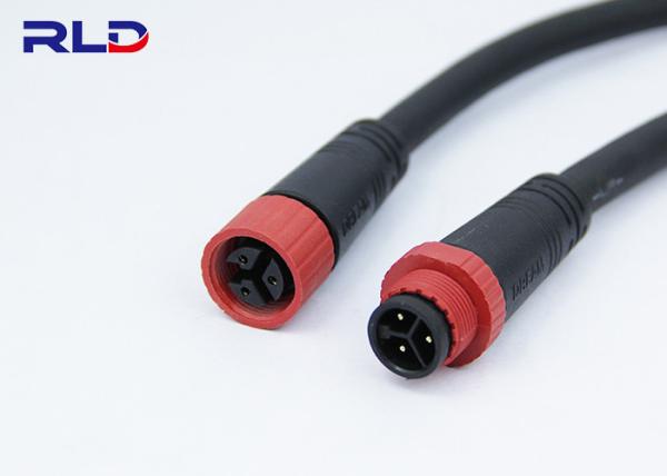 Conector rápido leve exterior impermeável dos conectores do painel elétrico do diodo emissor de luz