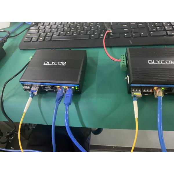 6 портов Industrial Ethernet Switch Гигабитная сеть 100/1000M SFP Fiber Unmanaged Realtek Чип