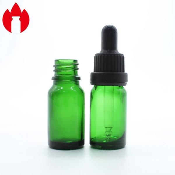 10 мл зеленое эфирное масло стеклянная бутылка с пластиковой капсулой