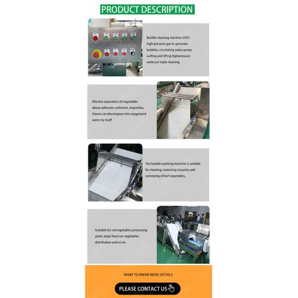 Good Price Business Industrial Use Bubble Water Pump Vegetable Oranges Fruit Washing Machine