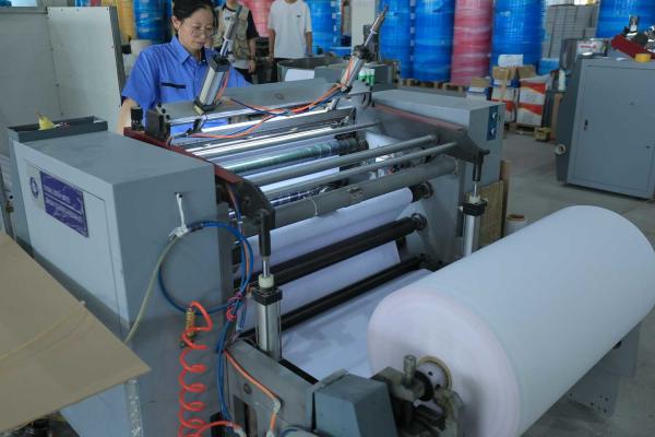 Automatic Multichannel Label Cutting Machine for Thermal Paper Slitting