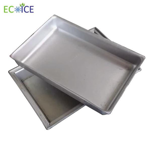 Food Grade Rectangular Aluminum Seafood Frozen Storage Box Container Freezing Tray