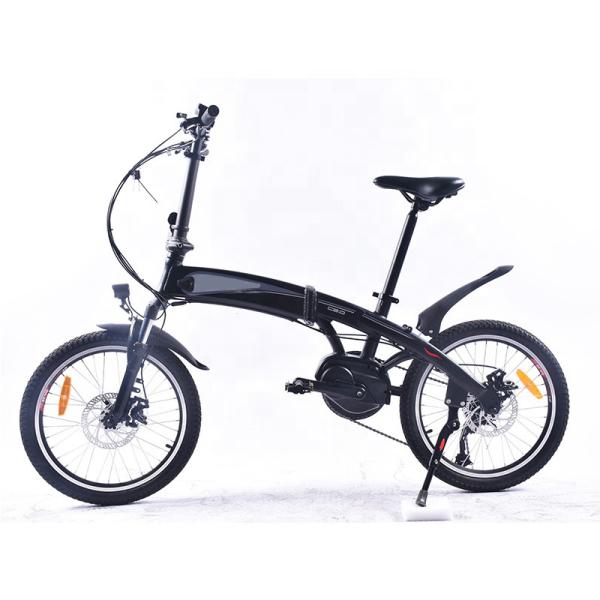 350 Mid Driver Motor 36v10ah Good Capacity Li-Ion Battery Electric Folding Bike