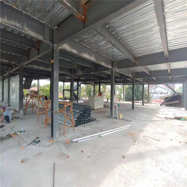 Steel structure shopping mall green energy saving hot sales prefabricated steel structure warehouse