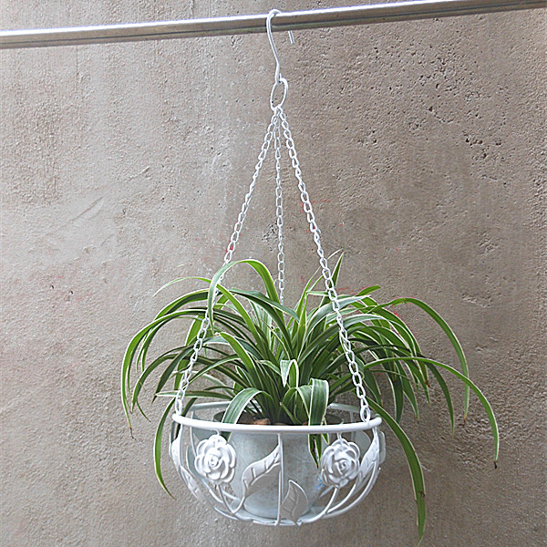 Iron Balcony Flower Pot Hanging Basket