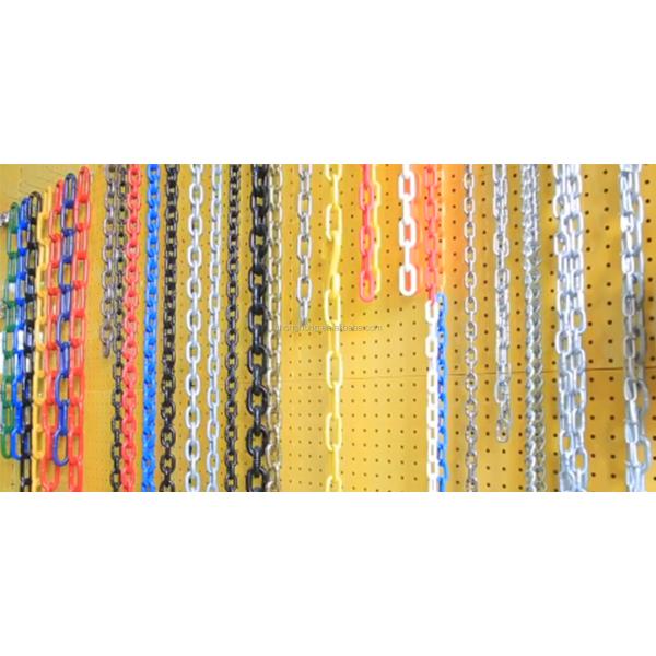 8 мм PE Красный/Белый/Желтый/Черный цветовой пластиковый цепь безопасности для долговечной защиты дорожного движения