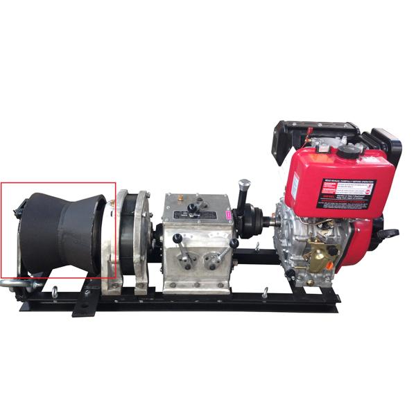 5 Ton Capacity Diesel Engine Powered High-Speed Wire Rope Winch for Heavy-Duty Pulling