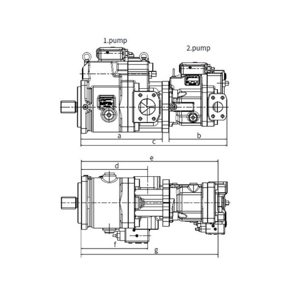 Trailer Hydraulic Power Control Unit With Cut-Off / Load Sense Control Electro-Proportional Torque