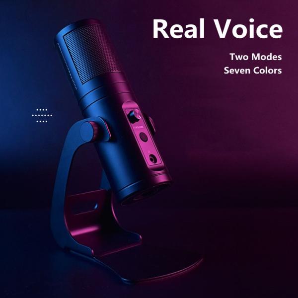 20Hz - 20KHz Plug And Play USB Recording Microphone With Soundcard
