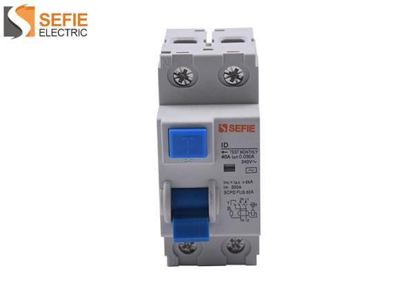 100 Amp Rcd Safety Switch  DIN Rail Two Pole Circuit Breaker Electronic Type