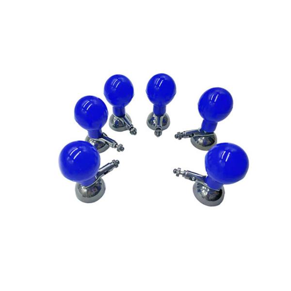 Plating Silver EKG Accessories Chloride ECG suction bulb For Adult
