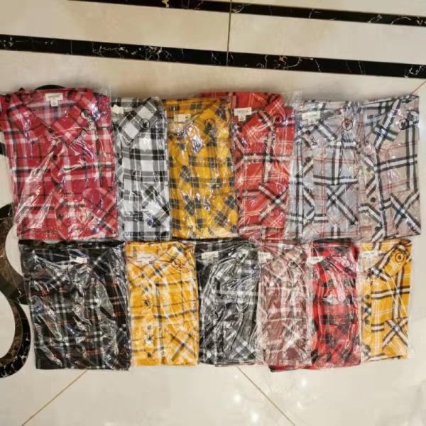 Ladies Big Qty Color Plaid Shirts Available In 10 Colors Plaid Shirt