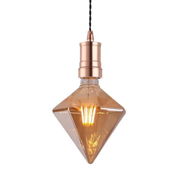 Держатель бронзового золотого ретро привесного светлого шарика Э26/Э27 гнезда алюминиевый привесной