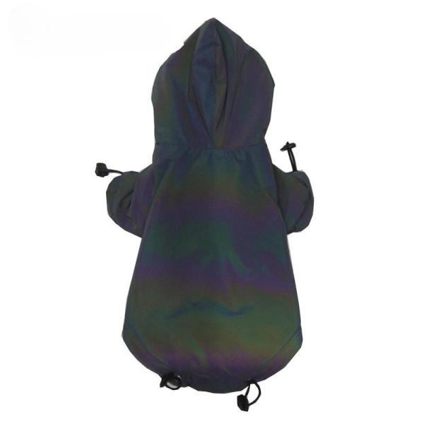 Средний отражающий жилет для домашних животных водонепроницаемая отражающая куртка для домашних животных