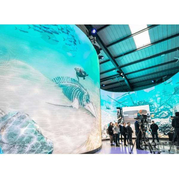 P1.25 Гибкий светодиодный экран Магниты фронт-сервис Стальной 600-1000nits шкаф с покраской