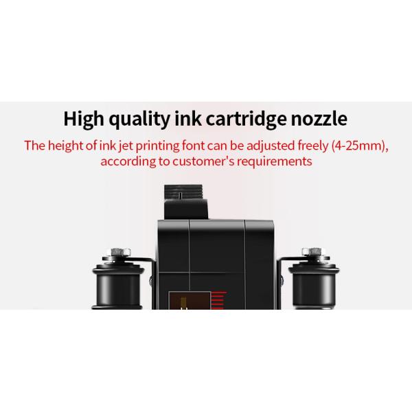 Intelligent Date Code Inkjet Printers Print Dimension 4-25.4mm 0.89 KG CE Certified