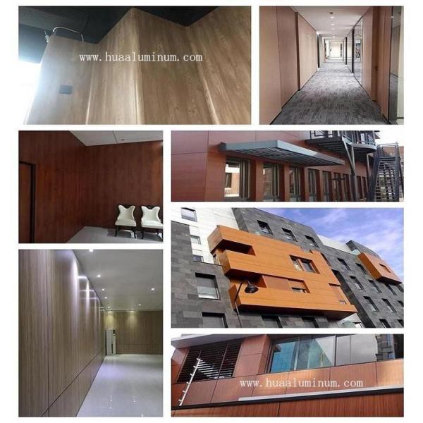 ISO9001 H14 Wood Coated Aluminium Coil For Home Appliance