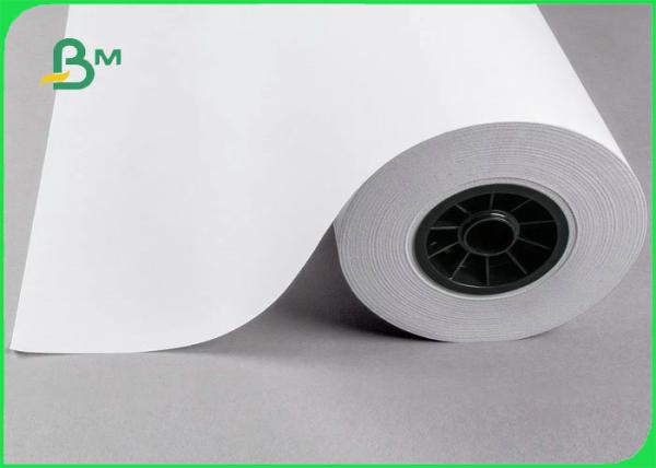 papel bond Rolls do Inkjet branco de 20LB 75GSM com núcleos de 2 polegadas para impressoras de HP