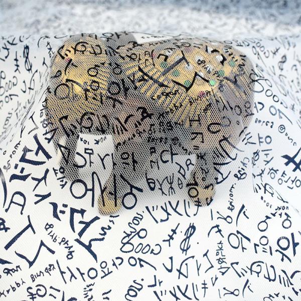 Ronzing Printed Mesh 100% Polyester Soft Tulle Fabric