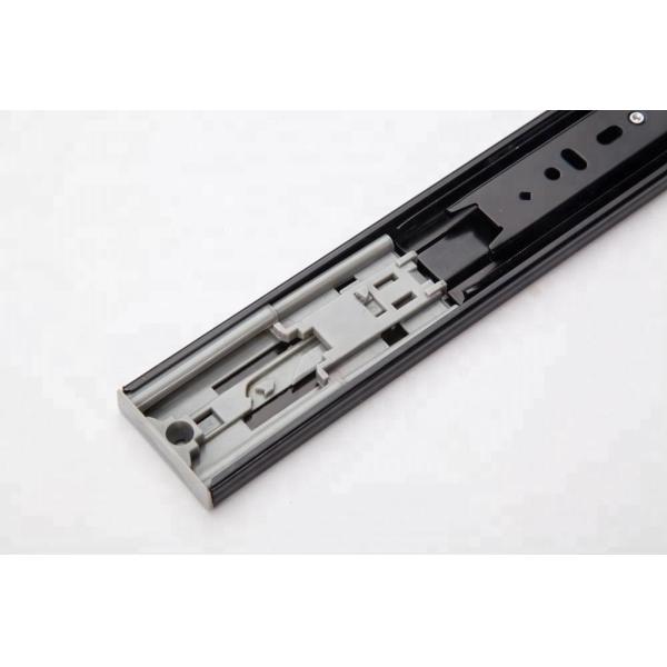 Black White Zinc Plated Full Extension Drawer Ball Bearing Slide for Modern Furniture