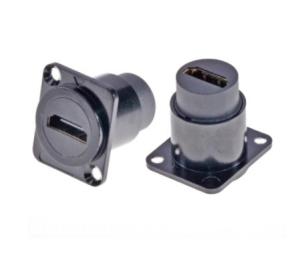 Industrial Electronics Accessories Zinc Alloy Square Data Connector for Audio