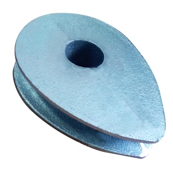 Galvanized DIN3091 Heavy Malleable Cast Ring For Heavy Duty Applications
