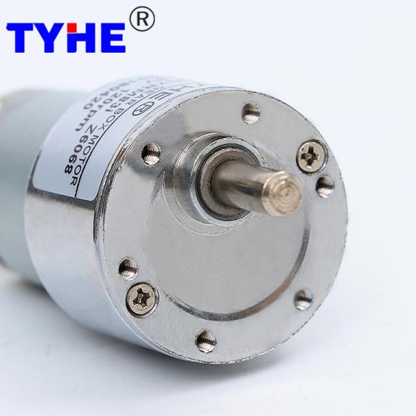 Custom Micro Dia 37mm 12v 24v High Torque 3nm 2nm 1nm Load Torque 5rpm 25 Rpm Small Power 5w Dc Gear Motor For Robotic