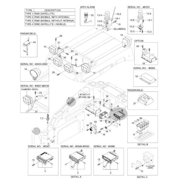 игрок USB радио 21Q8-15700 21Q6-30201 21Q815700 для частей экскаватора Hyundai запасных