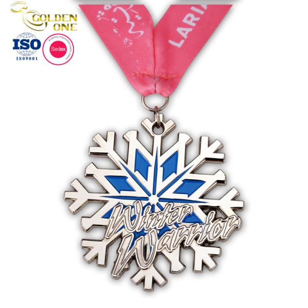2D Metal Sports Medal Football Badminton Basketball Karate Zinc Alloy With Ribbon