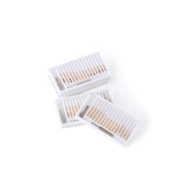 MFDS Standard Teeth Dental Implant Supplies Tapered Screw Post Kit 24k Gold Plated