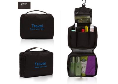 Fashion Travel Kit Organizer , Lightweight Hanging Toiletry Bag For Bathroom Storage