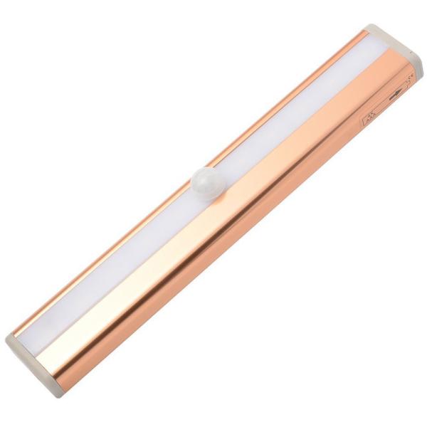 10 LED Rechargeable PIR Motion Sensor Night Light Closet Wardrobe Lamp
